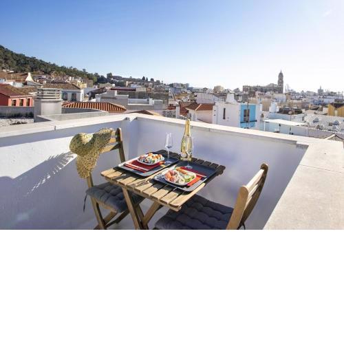 -MalagaSunApts- Private Terrace Studio