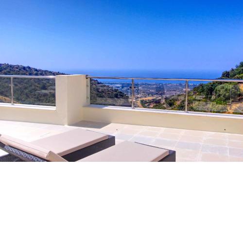 1090 amazing panorama sea view penthouse large terrace heated pool gym