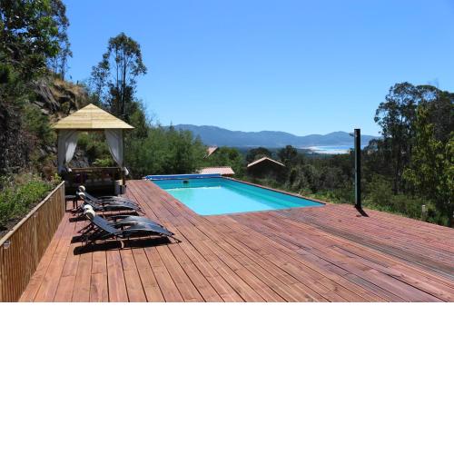 11 bedrooms house with sea view private pool and jacuzzi at San Cibran 8 km away from the beach