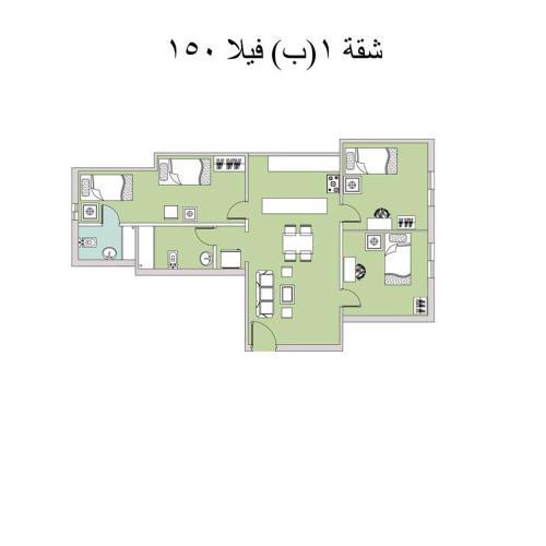 1B V150B Chalet 3bedrooms basement green beach