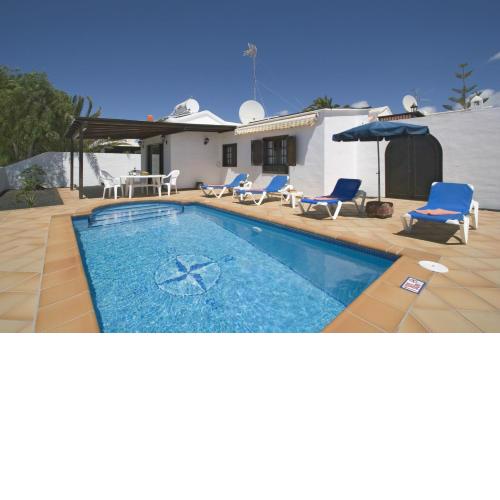 2 bedroom villa 'The Bungalow' with private heated pool.