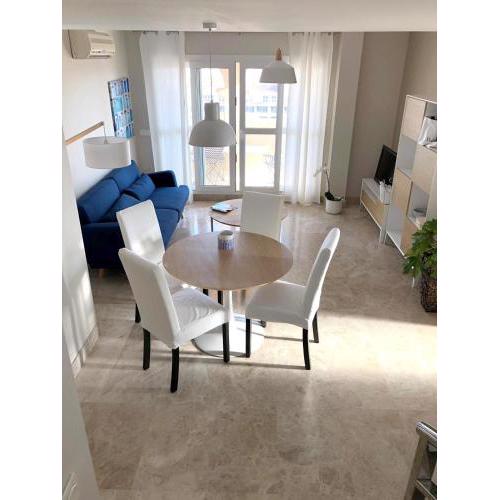 2 bedrooms appartement at El Ejido 500 m away from the beach with sea view shared pool and furnished terrace