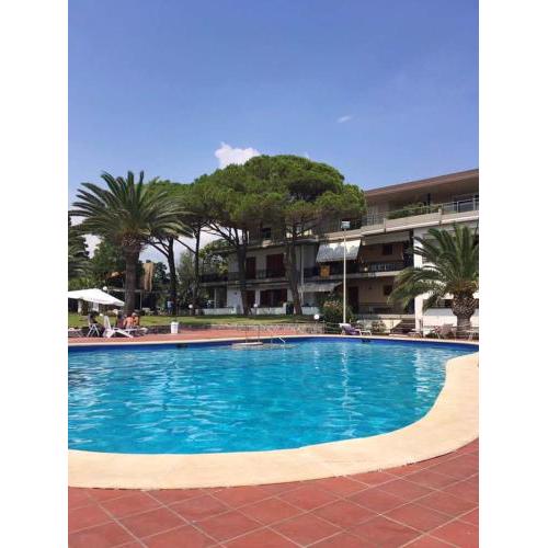 2 bedrooms appartement at Giardini Naxos 100 m away from the beach with sea view shared pool and furnished terrace