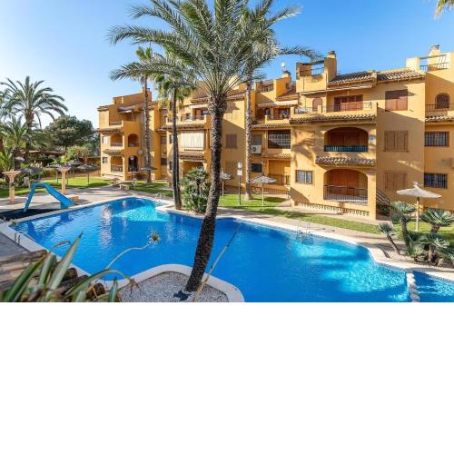 2 bedrooms appartement at La Mata 100 m away from the beach with sea view shared pool and balcony