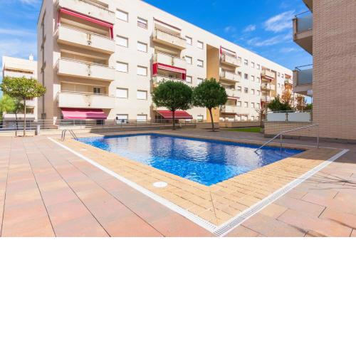 2 bedrooms appartement at Lloret de Mar 500 m away from the beach with city view shared pool and furnished terrace