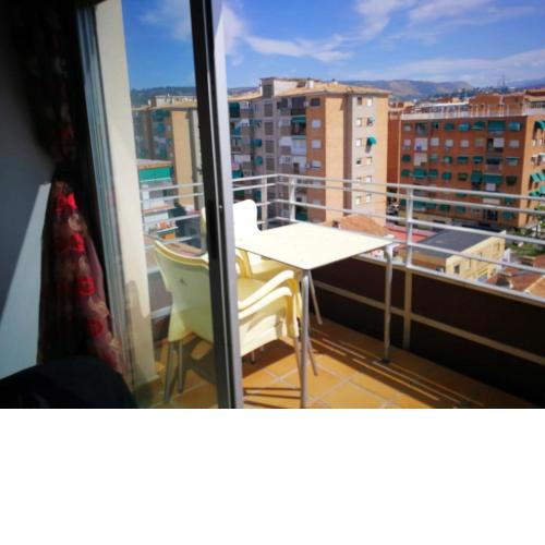 2 bedrooms appartement with city view furnished terrace and wifi at Granada