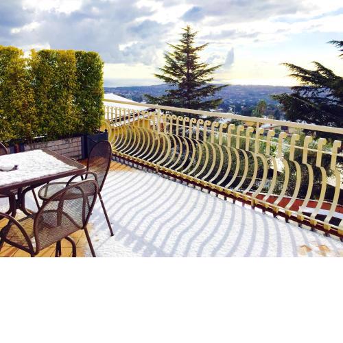 2 bedrooms appartement with sea view furnished terrace and wifi at Trecastagni 9 km away from the beach