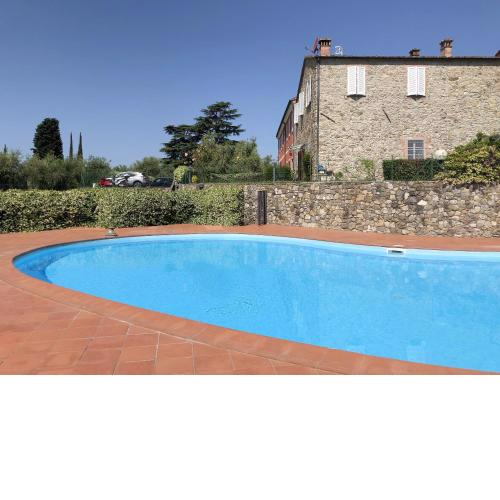2 bedrooms appartement with sea view shared pool and enclosed garden at Borghetto melara 6 km away from the beach