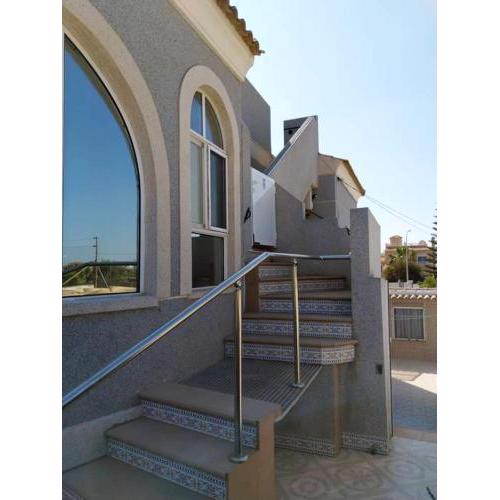 2 bedrooms appartement with sea view shared pool and furnished terrace at El Chaparral 3 km away from the beach