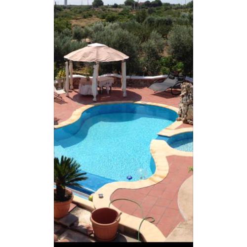 2 bedrooms appartement with shared pool enclosed garden and wifi at Crispiano