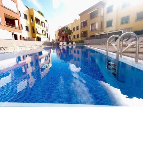 2 bedrooms appartement with shared pool furnished terrace and wifi at Adeje