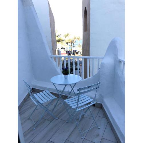 2 bedrooms bungalow at Playa de la Americas 50 m away from the beach with sea view furnished balcony and wifi