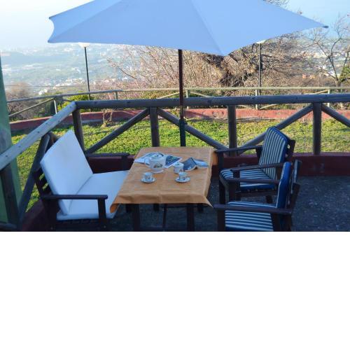 2 bedrooms house with sea view and enclosed garden at La Orotava