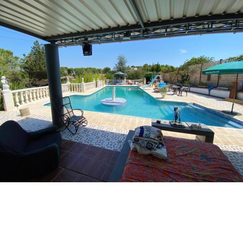 2 bedrooms villa with private pool furnished terrace and wifi at Turis