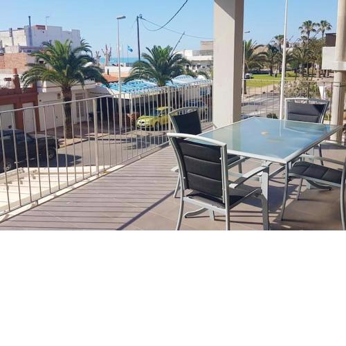 3 bedrooms appartement at El Grau de Moncofa 30 m away from the beach with sea view furnished terrace and wifi