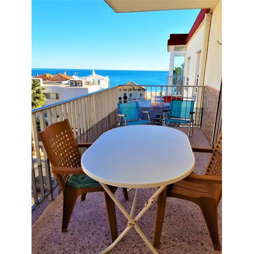 3 bedrooms appartement at Tavernes de la Valldigna 50 m away from the beach with sea view furnished terrace and wifi