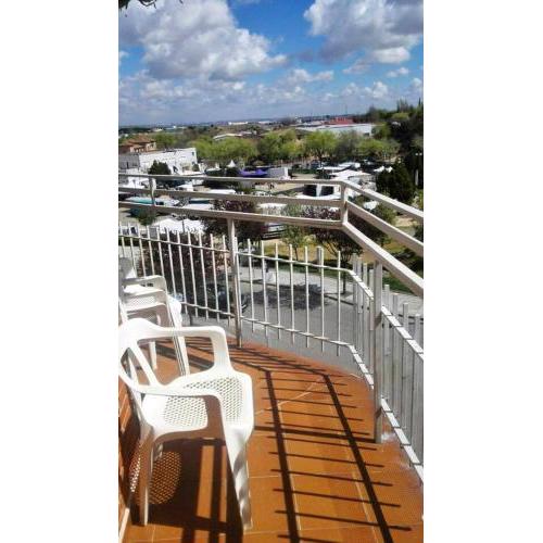 3 bedrooms appartement with furnished terrace and wifi at Navalcarnero 5 km away from the slopes