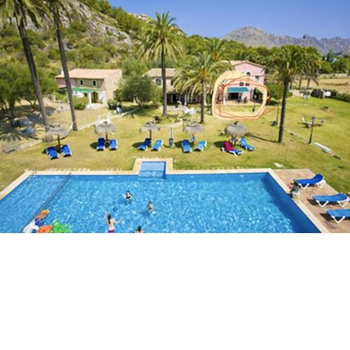3 bedrooms appartement with shared pool enclosed garden and wifi at Pollenca