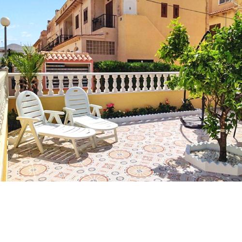 3 bedrooms appartement with shared pool furnished terrace and wifi at Torrevieja 2 km away from the beach