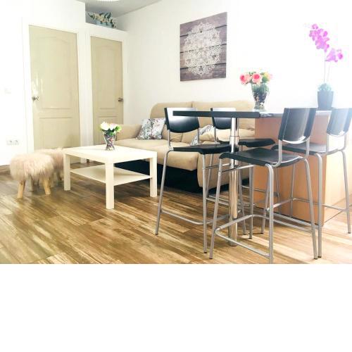 3 bedrooms appartement with wifi at Malaga 1 km away from the beach