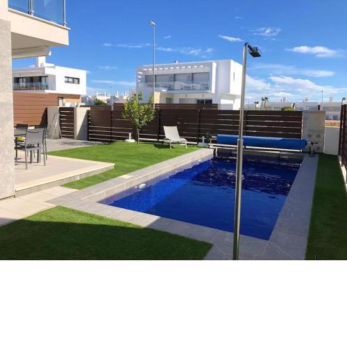 3 bedrooms house with private pool enclosed garden and wifi at Vistebella Golf