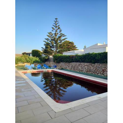 3 bedrooms villa at Cap d'en Font 800 m away from the beach with sea view private pool and enclosed garden
