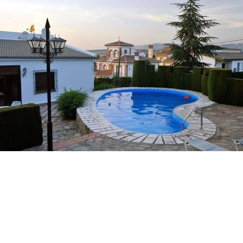 3 bedrooms villa with city view private pool and enclosed garden at Monachil