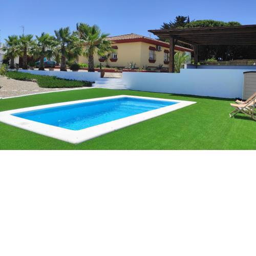 3 bedrooms villa with private pool enclosed garden and wifi at Chiclana de la Frontera 2 km away from the beach