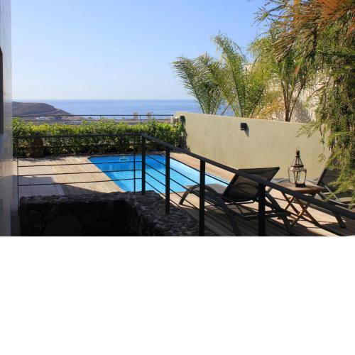 3 bedrooms villa with sea view private pool and wifi at Costa Adeje 2 km away from the beach