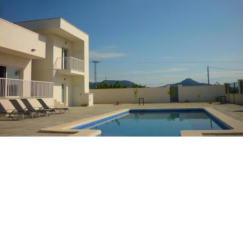 3 bedrooms villa with shared pool enclosed garden and wifi at Abanilla