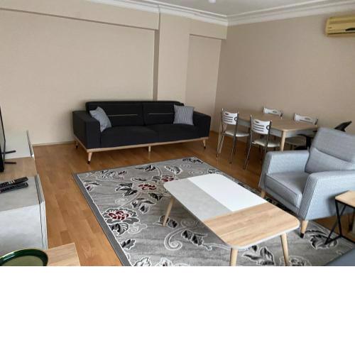 3+1 stylish furnished and spacious apartment in the center of Istanbul