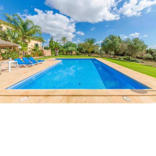 4 bedrooms villa with private pool enclosed garden and wifi at Colonia de Sant Jordi 8 km away from the beach