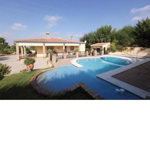 4 bedrooms villa with private pool enclosed garden and wifi at Sanlucar la Mayor
