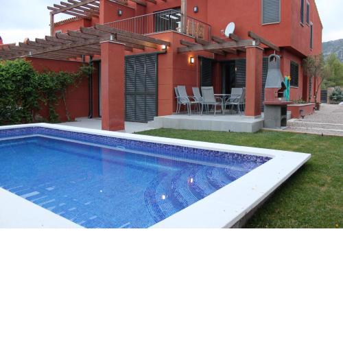 4 bedrooms villa with sea view private pool and enclosed garden at Mont roig del Camp 5 km away from the beach