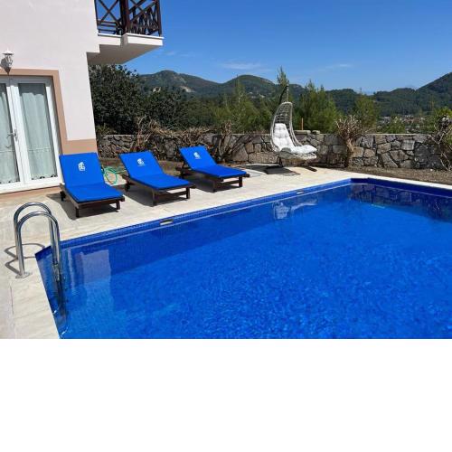 4+1 Villa with Private Pool in the Peaceful Nature of Göcek Villa Turunc
