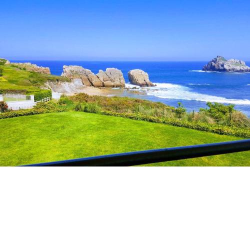 5 bedrooms house at Liencres 50 m away from the beach with sea view sauna and enclosed garden