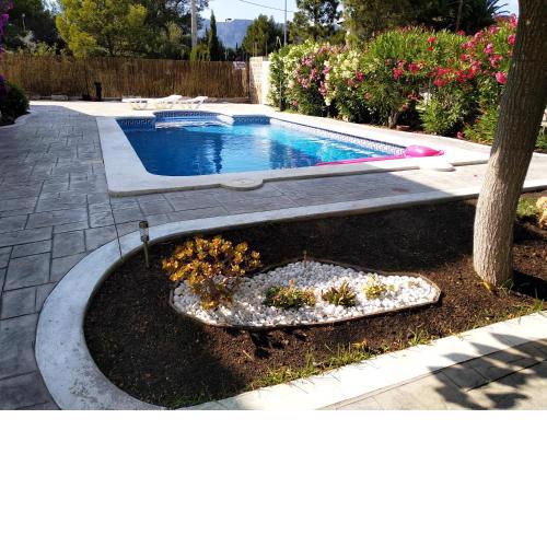 5 bedrooms villa at Calafat 200 m away from the beach with sea view private pool and furnished garden