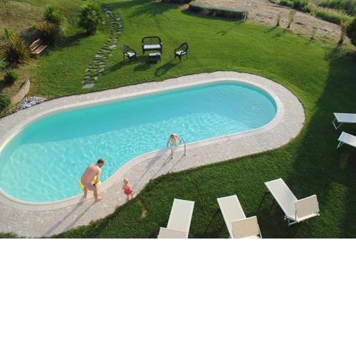 5 bedrooms villa with sea view private pool and enclosed garden at Montelabbate