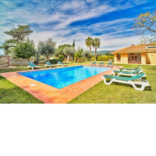 5 bedrooms villa with sea view private pool and enclosed garden at Sant Andreu de Llavaneres 1 km away from the beach
