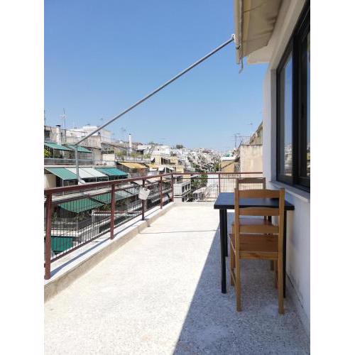 5th floor apartment with city view