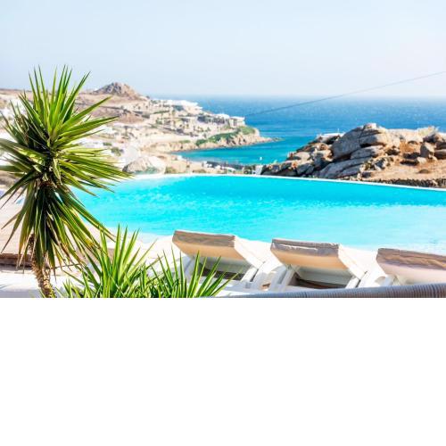 6 bedrooms villa at Platis Gialos 800 m away from the beach with sea view private pool and enclosed garden