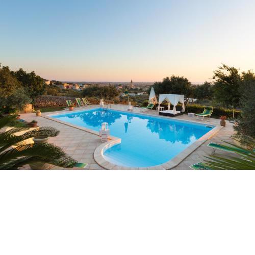 7 bedrooms villa with sea view private pool and furnished terrace at Marsala 5 km away from the beach
