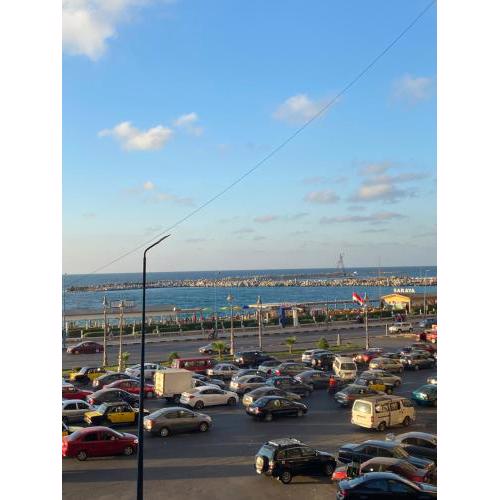 شقه غرفتين على البحر بالاسكندريه
