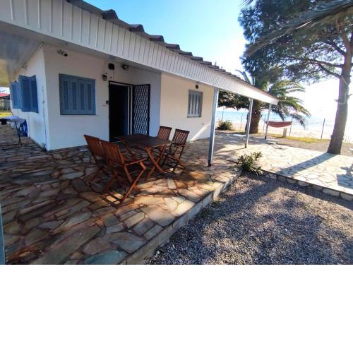 A beach front chalet