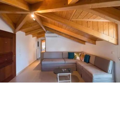 A luxurious attic with splendid view