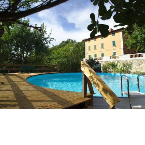 A part of a beautiful mansion with view of the Chianti Classico hills