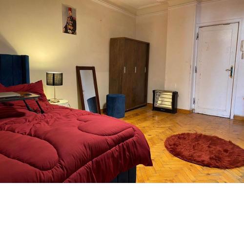 A single bedroom with king bed & private balconey & amazing view