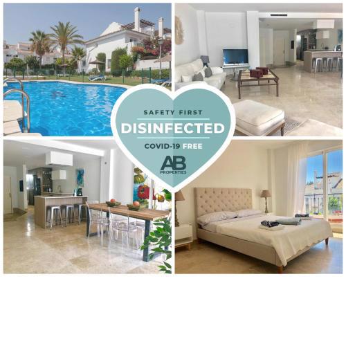 AB Properties - Chic House Marbella - 3 mm to Puerto Banús and Beach - Golden Mile - Direct access to Pool and Tropical Garden