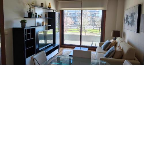 Acogedor apartamento con terraza en Portonovo