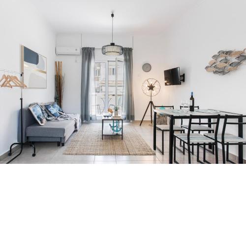 Aegean style, city center studio next to Acropolis